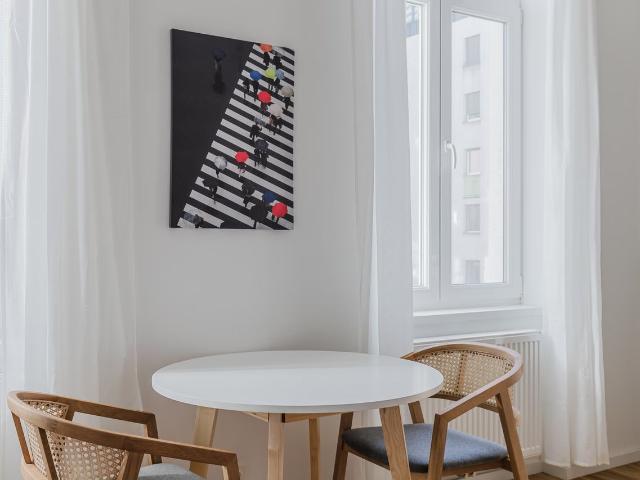 Airy Landstraße 1BR w/ Laundry Appliances, Furnished, Vienna Amsterdam Apartments for Rent