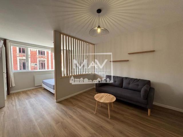 AIRE SUR LA LYS STUDIO DE 37,60m² ENTIEREMENT REFAIT A NEUF