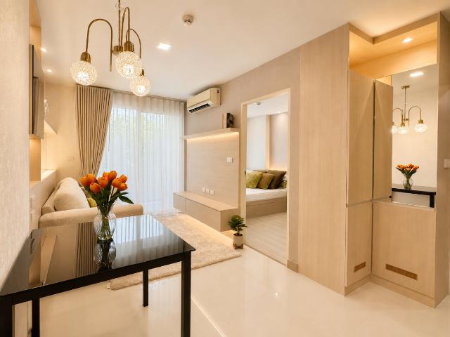 Airlink Residence คอนโดแต่งครบ พร้อมอยู่ | ลาดกระบัง ใกล้สนามบิน ️ ราคาขายเพียง 1.69 ล้านบาท ห้องสวย พร้อมเข้าอยู่