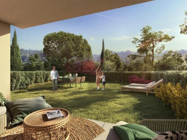 Aix En Provence quartier Trois Bons Dieux à 8 min en voiture. 113m² Saint Marc Jaumegarde
