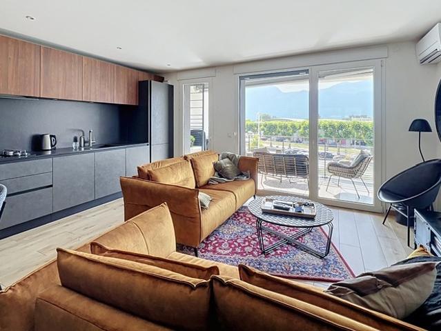AIX LES BAINS 73 Lac du Bourget à pied – Élégant T3 récent avec terrasse et aperçu lac