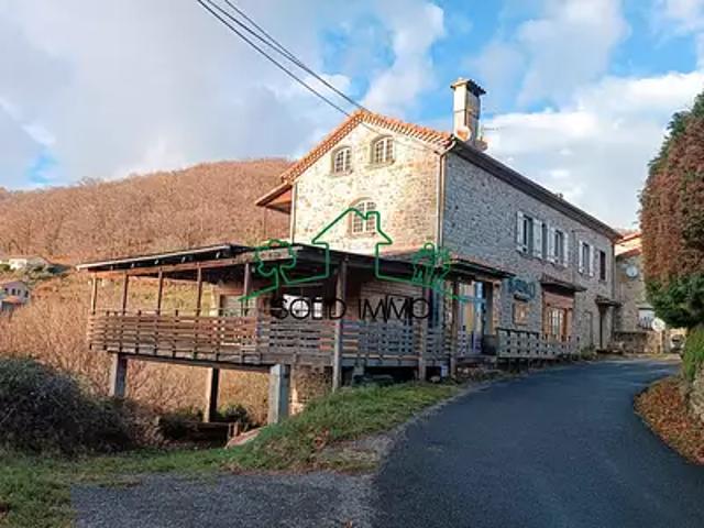 Aizac 07530 Achat / Vente maison 9 pièces t9 terrasse