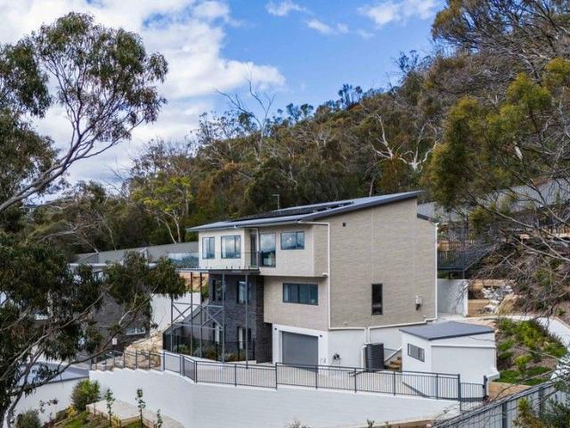 Panoramic Hobart Harbour Views | Luxury Sandy Bay Smart Home with Private Elevator