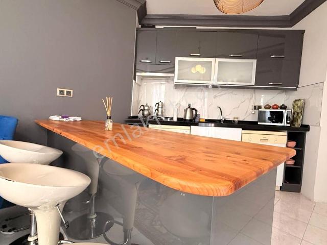 Çalış Plajına 1 Dk Mesafede Havuzlu Kiralık 1+1 Daire
