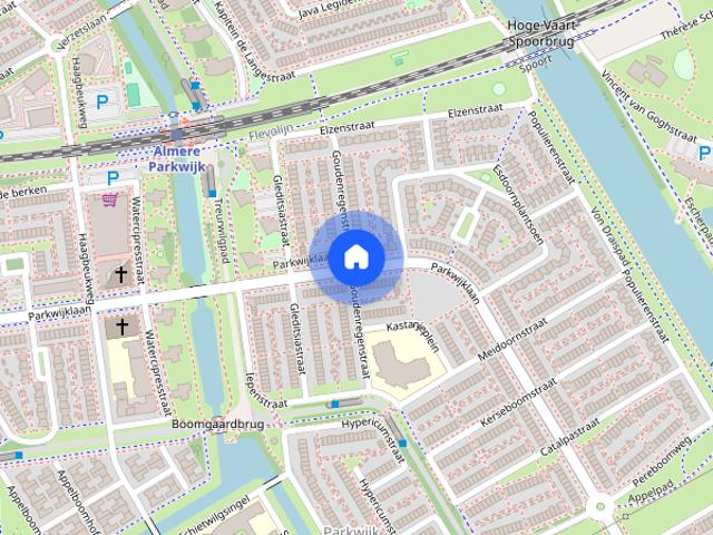 Almere – Parkwijklaan, Bijzonder mooie gemeubileerde tussenwoning, m.
