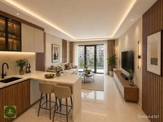 ALAÇATIDANGÜVENLİKLİ SİTEDE%50 PEŞİN KALANI 18 AY VADELİ 1+1