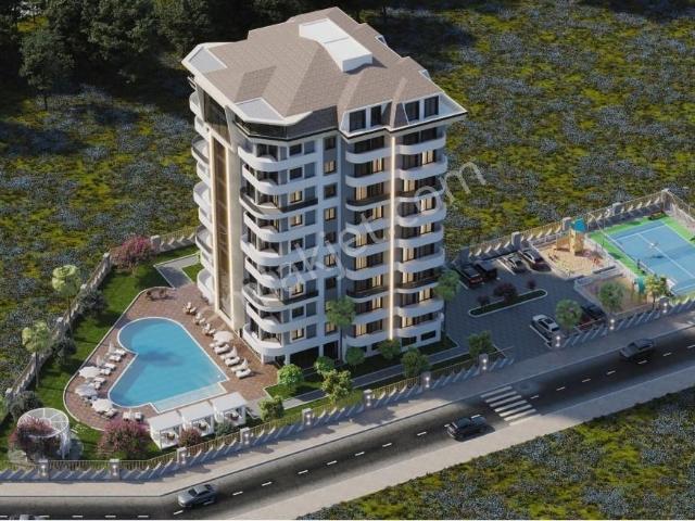 Alanya Avsallar'da 7.kat Full Denız Manzaralı 1+1 Satılık Daire