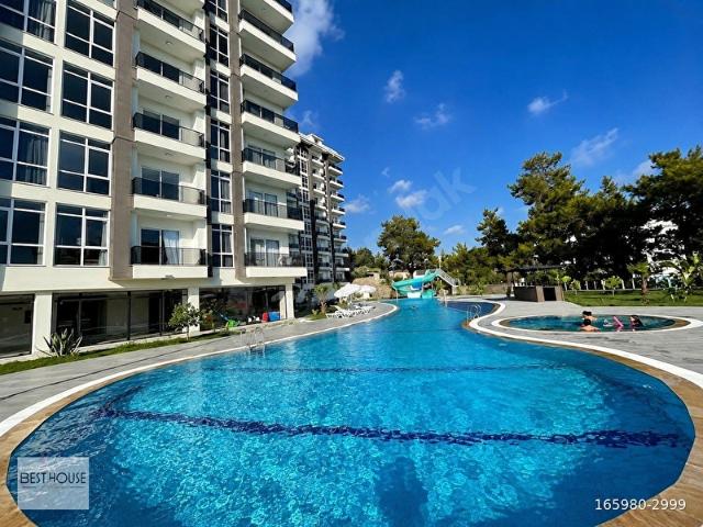 ALANYA AVSALLARDA HAVUZ MANZARALI LÜKS KOMPLEKSTE 1+1 SATILIK DAİRE