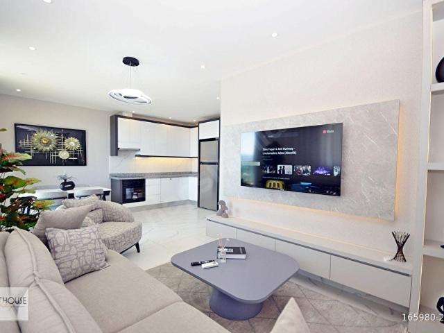 ALANYA AVSALLARDA MUHTEŞEM DENİZ MANZARALI FULL EŞYALI 2+1 SATILIK PENTHOUSE