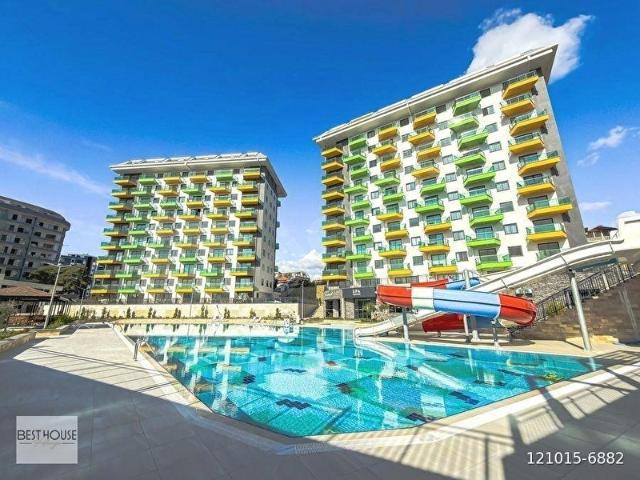 ALANYA AVSALLARDA MUHTEŞEM RESİDANCEDA SIFIR 1+1 SATILIK DAİRE