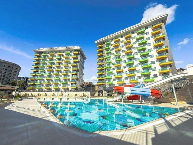 Alanya Avsallarda Muhteşem Residanceda Sıfır 1+1 Satılık Daire