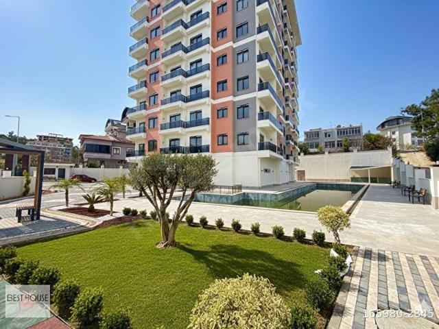 ALANYA AVSALLARDA SATILIK 1+1 HAVUZ MANZARALI KÖŞE DAİRE SON FIRSAT!