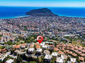 Alanya Bektaş Deniz Ve Şehir Manzaralı Eşyalı Dubleks