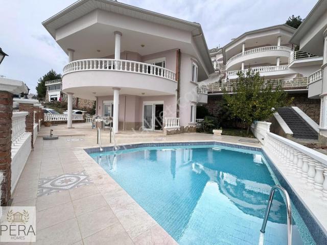 Alanya Bektaş Manzaralı Kiralık Müstakil Havuz 3+1 Eşyalı Villa