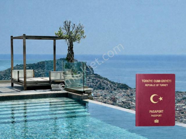 Alanya Bektaş’ta Asla Kapanmayan Deniz Ve Kale Manzaralı Lüks Villa