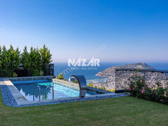 Alanya Bektaş’ta Satılık 6+1 Deniz Manzaralı Müstakil Villa