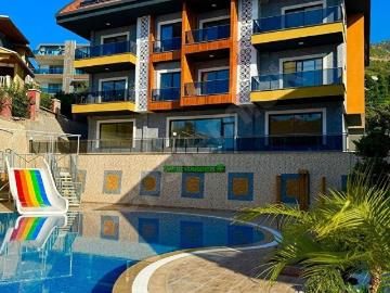 ALANYA BÜYÜKHASBAHÇE ONUR GARDENDA SATILIK 2+1 BAHÇE DUBLEKS