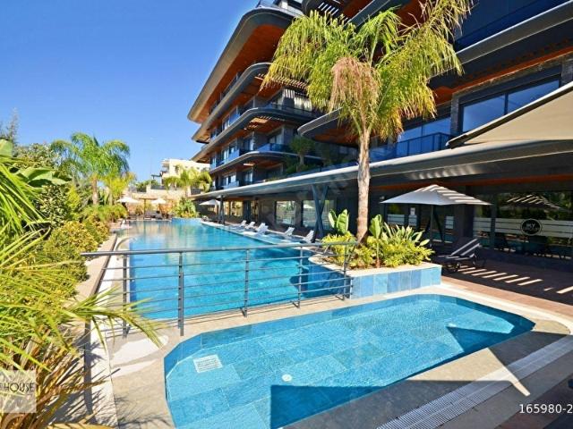 ALANYA BÜYÜKHASBAHÇEDE DENİZ MANZARALI LÜKS SİTEDE 1+1 KİRALİK DAİRE