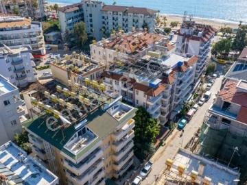 Alanya Güllerpınar 1+1 60m2 Lüks Eşya Denize 100m Havuz Asansörr