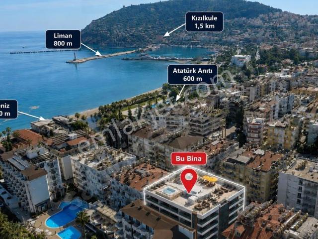 Alanya Güllerpınarında Eşyalı 2+1 Deniz Manazarlı Dairemiz
