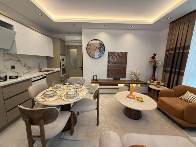 Alanya Güllerpınarında İskanlı, Tapu Masrafsız Eşyalı Daire