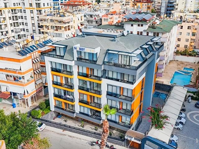 ALANYA GÜLLERPINARI MAH. 1+1 55 M2 YENİ BİNA DENİZE YAKIN MERKEZ