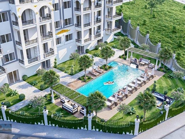 ALANYA DEMİRTAŞ MAHALLESİNDE SIFIR SATILIK 1+1 DAİRE