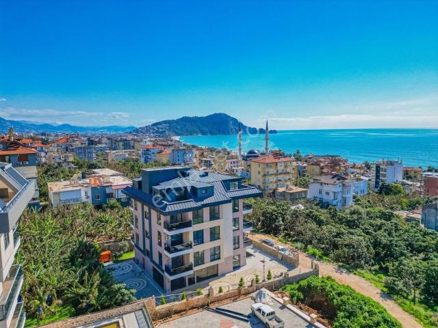 Alanya Dinek Mh. Kısmi Deniz Man. Sıfır 1+1 Satılık Fırsat Daire