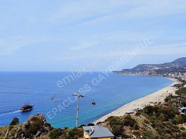 Alanya Kalesin'de Deniz Manzaralı 1+1 Eşyalı