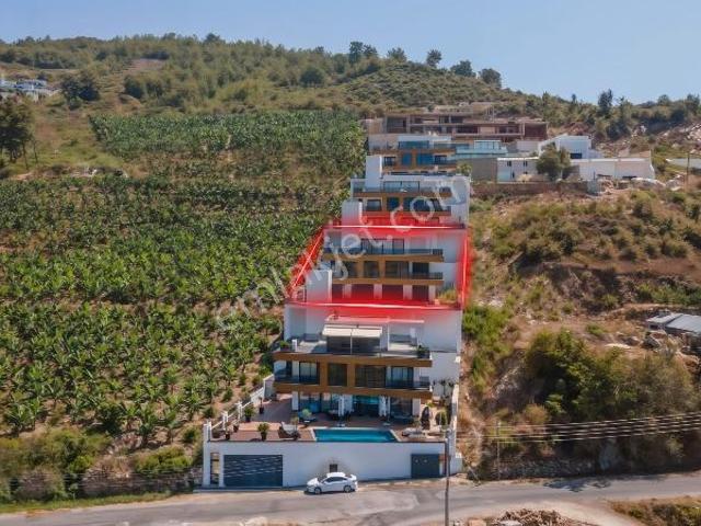 Alanya Kargıcakta Lüks Eşyalı Deniz Doğa Ve Kale Manzaralı Villa