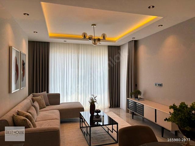 ALANYA KARGICAKTA DENİZE 200M VATANDAŞLIĞA UYGUN SIFIR 1+1 EŞYALI DAİRE