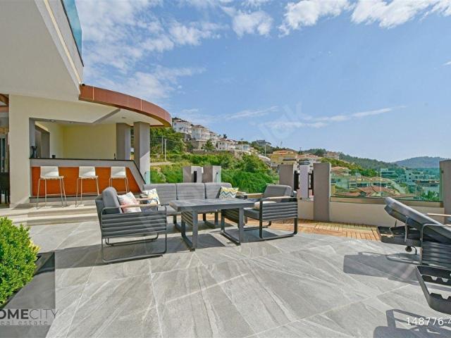 ALANYA KARGICAK 4+1 285M2 LÜKS TARASIMLI MUHTEŞEM MANZARALI AKILLI EV SİSTEMLİ MÜSTAKİİL VİLLAA