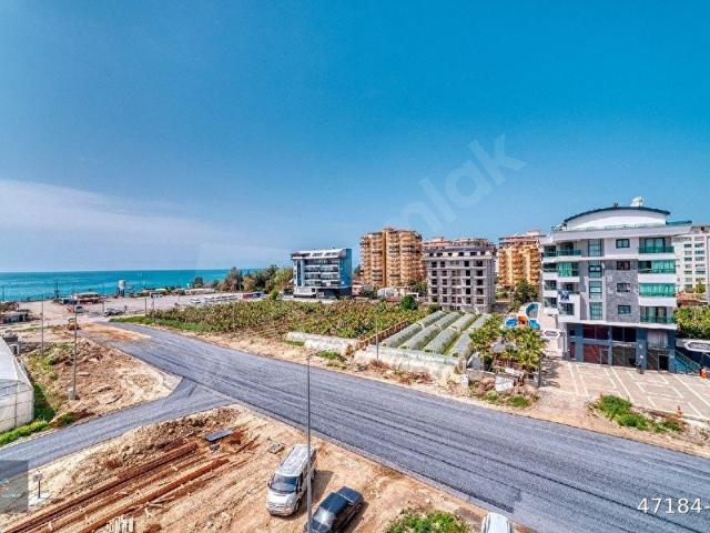 ALANYA KARGICAK LÜKS EŞYALI DENIZ MANZARALI SATILIK 1+1