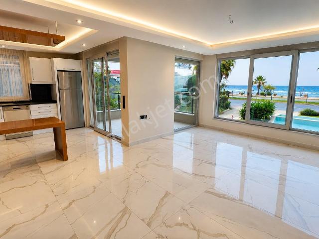 Alanya Kestel’de Denize Sıfır Deniz Manzaralı Beyaz Eşyalı 2+1 Satılık Daire