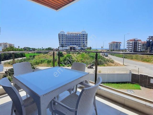 Alanya Kestel Deniz Manzaralı Site İçi Kiralık Eşyalı 1+1