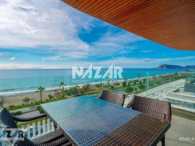 Alanya Kestelde Denize Sıfır Satılık 2+1 Eşyalı Daire
