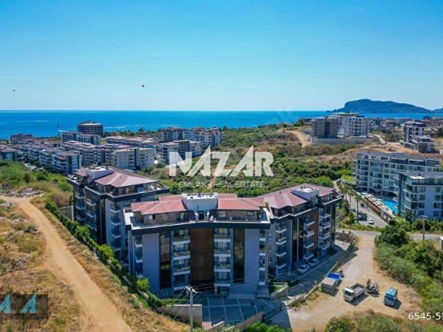 Alanya Kestelde Kiralık 3+1 Geniş Daire Sea Pearl Sky