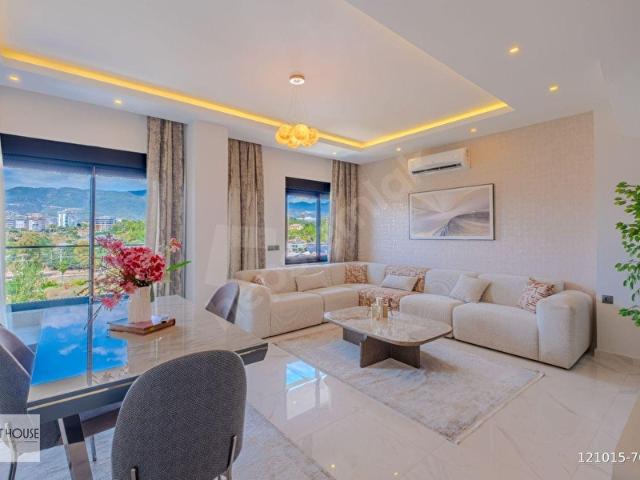 ALANYA KESTELDE ULTRA LÜKS DİZAYNA SAHİP FULL KOMPLEKS 2+1 SATILIK PENTHOUSE