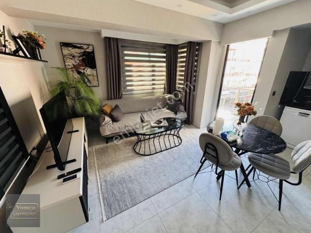 Alanya Kleopatra Denize 100 Metre 1+1 Full Eşyalı
