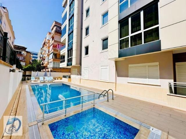 Alanya Kleopatra'da | Eşyalı Kiralık 2+1 | Havuzlu Bina