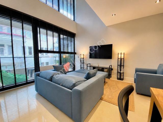 Alanya Kleopatra'da Modern Tasarımlı Loft Daire