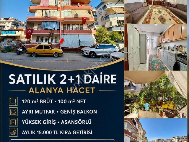 Alanya Hacette 2+1 Ayrı Mutfak Fırsat Daire