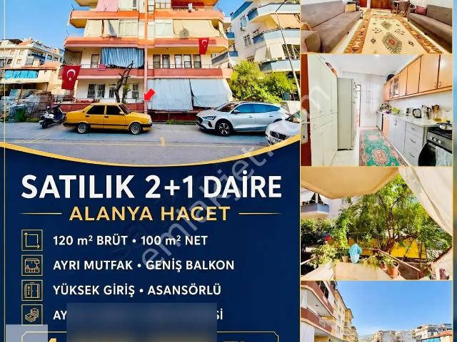 Alanya Hacette Satılık 2+1 Ayrı Mutfaklı Daire