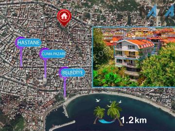 Alanya Hacet Mahallesi'nde Satılık Dubleks Daire