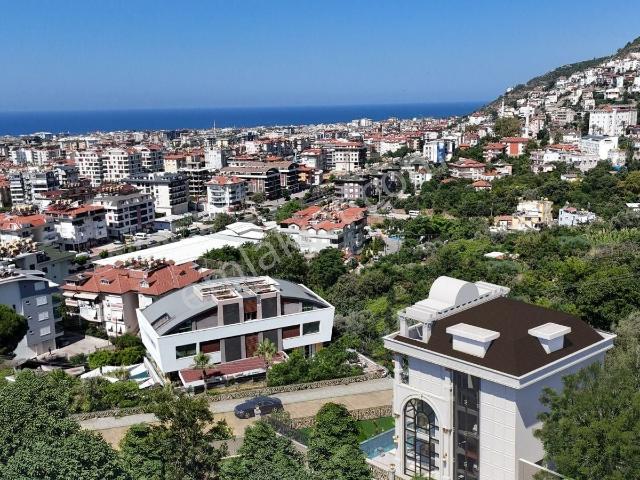 Alanya Hasbahçe 5+1 300m2 Ultra Lüks Villa Full Deniz Ve Şehir Manzaralı