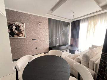 Alanya Hasbahçede Sıfır Binada Lüks Eşyalı 1+1 Satılık Daire