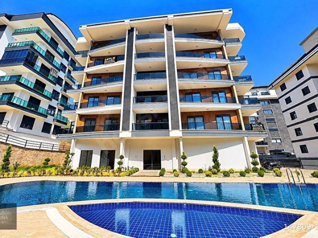 ALANYA ÇIPLAKLIDA SATILIK SİTE İÇİ 1+1 AMERİKAN MUTFAK DAİRE