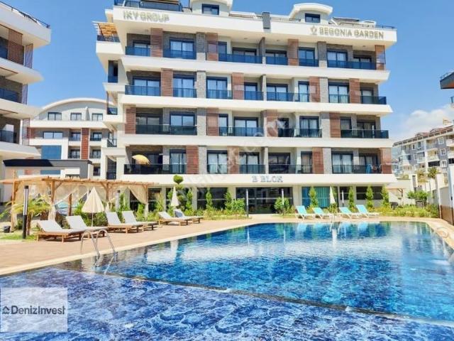 Alanya Oba Begonıa Garden 1+1: 55 M²: Eşyalı: Full Aktiviteli