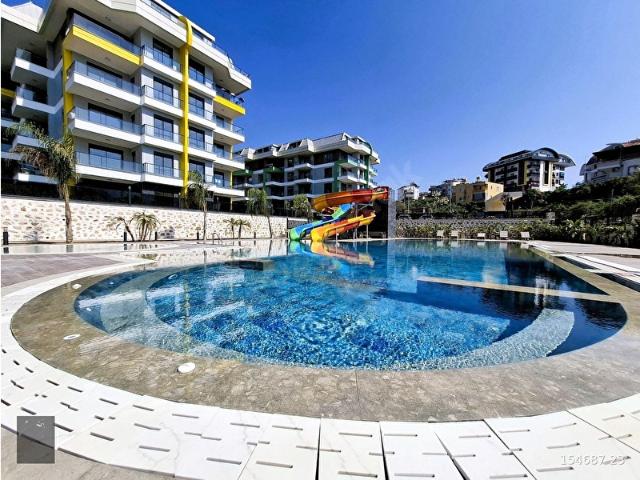 ALANYA OBA GARDEN LIFE OBA RESIDENCE EŞYASIZ 1+1 LÜKS DAİRE