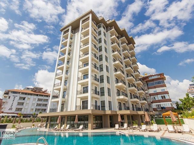 ALANYA OBA'DA 1+1 DENİZE YÜRÜME MESAFESİNDE DENİZ MANZARALI EŞYALI DAİREMİZ